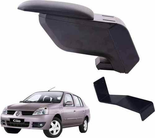 Renault Symbol 2005 Delmesiz Çelik Ayaklı Siyah Kolçak Kol Dayama