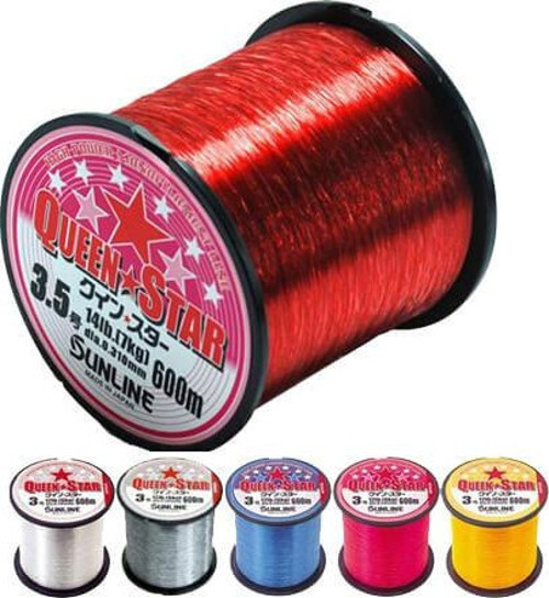 Queen Star Monoflament Misina GRI-0.285MM - 600MT - 6KG