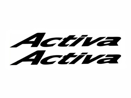 Activa Yazı Motosiklet Sticker 2 Adet 20 x 5 cm