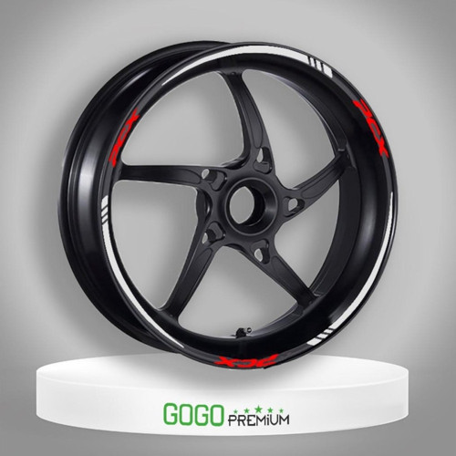 Motosiklet Jant Şeridi Parçalı Beyaz Honda Pcx 125 150 2010-2021 Uyumlu Sağ-Sol/Ön-Arka