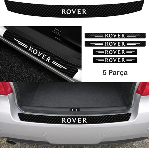 Rover 416 İçin Uyumlu Aksesuar Oto Bağaj Ve Kapı Eşiği Sticker Set Karbon