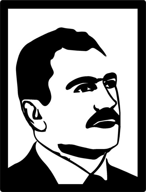 Şehit Muhsin Yazıcıoğlu Silueti Duvar Dekor Sticker 28 x 40 cm