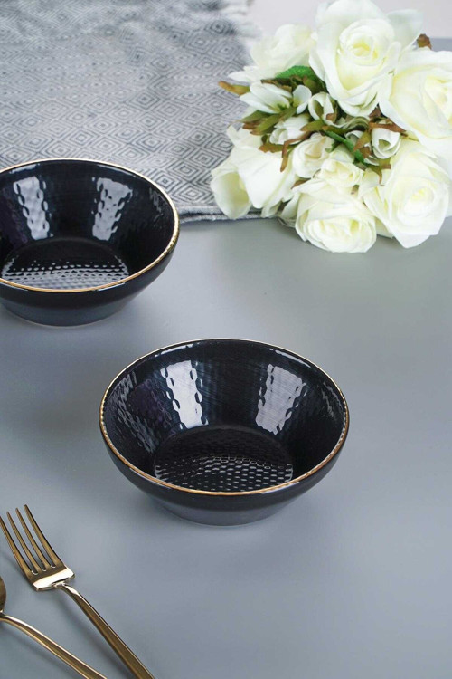 XSH-21-0498/18 Nordic Trend Black 6lı Kase - 14,5 cm