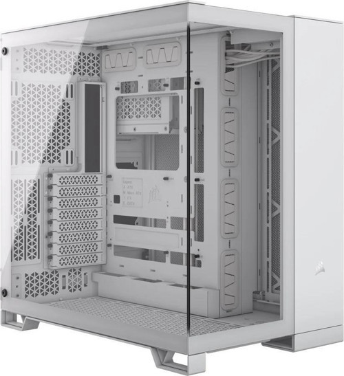 6500X White Tempered Glass USB 3.2 ATX Mid Tower Kasa (CC-9011258-WW)