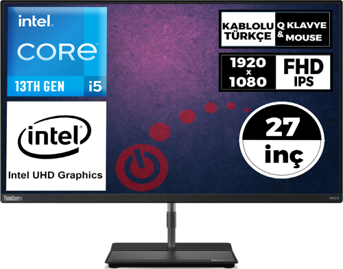 ThinkCentre Neo 30A G4 i5-13420H 48GB 4TB SSD 27" FHD Windows 11 Pro AIO PC 12JVA01GTR 040