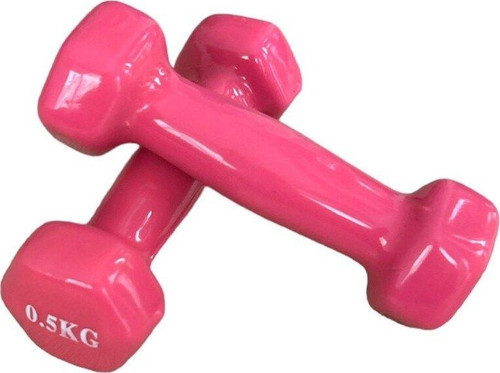 0,5 Kg X 2 Adet Köşeli Vinly Dambıl Seti Kaymaz Özel Kaplama İthal Ergonomik Dambıl