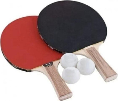 Masa Tenisi Seti - 2 Masa Tenisi Raketi + 3 Pinpon Topu Komple Set