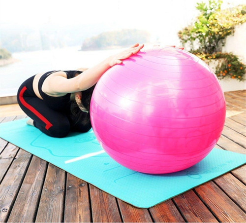 Ckspor 55 Cm Pilates Topu Dayanıklı Yoga Pilates Egzersiz Topu Ve Şişirme Pompası