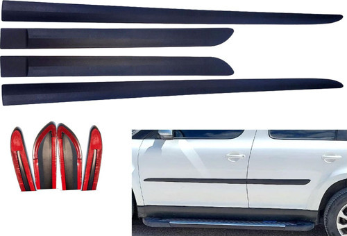 Citroen C-Elysee Kırılmaz ABS Yan Kapı Koruma Çıtası Siyah 1. Kalite Yerli