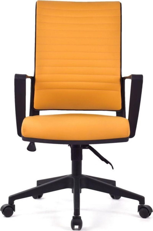Koltukstilim Magenta Turuncu Deri Pls Çalışma Koltuğu Ofis Koltuğu