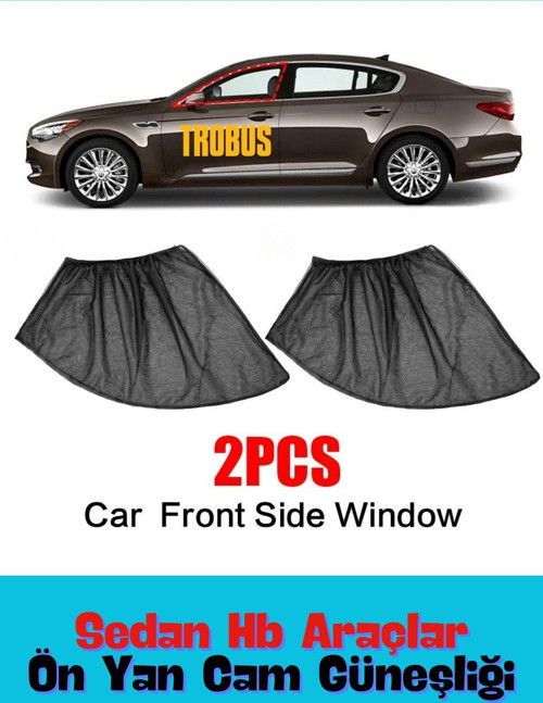 Audi A6 1997 - 2004 Allroad Uyumlu Yan Cam Güneşliği Ön veya Arka