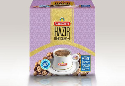 Hazır Türk Kahvesi Sütlü-Şekerli 20' li Paket (20 Adet x 11 Gr)
