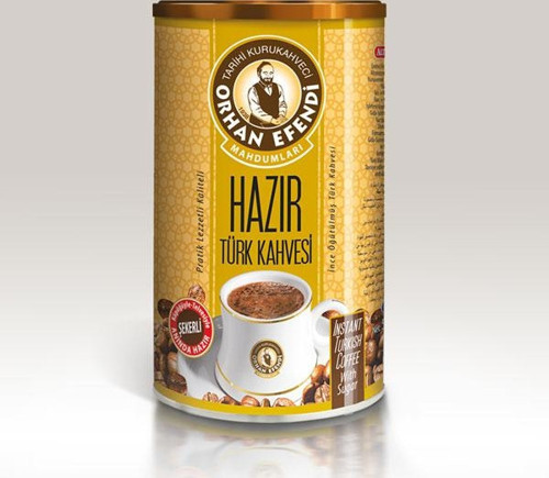 Orhan Efendi Hazır Türk Kahvesi Şekerli Teneke 500 Gr