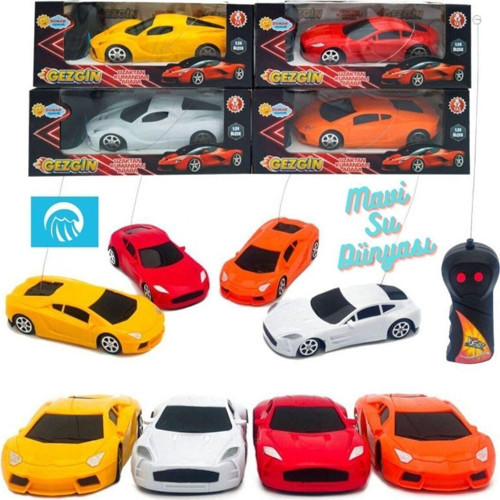Gezgin Ferrari Araba 1:24 Rengarenk Uzaktan Kumandalı