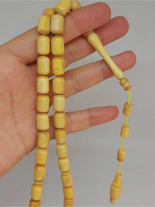 Portakal Ağacı 33lük Tesbih 8*12mm Kapsül Kesim Usta İşçilikli (49108)