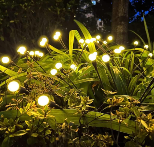 10 Led'li Güneş Enerjili Bahçe Çiti Aydınlatma Lamba (sarı)