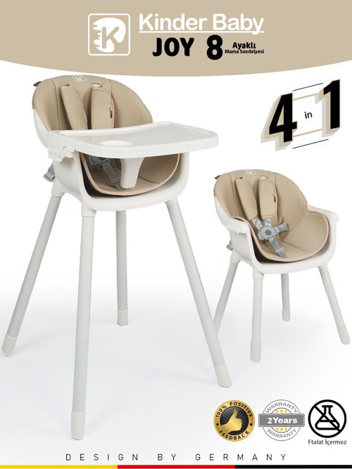 Joy 4in1 Bebek Mama Sandalyesi ve Mama Oturağı İç Pedli