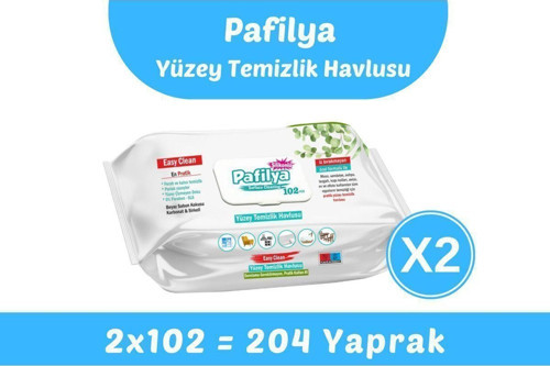 Easy Clean Yüzey Temizlik Havlusu 2x102 (204 Yaprak)