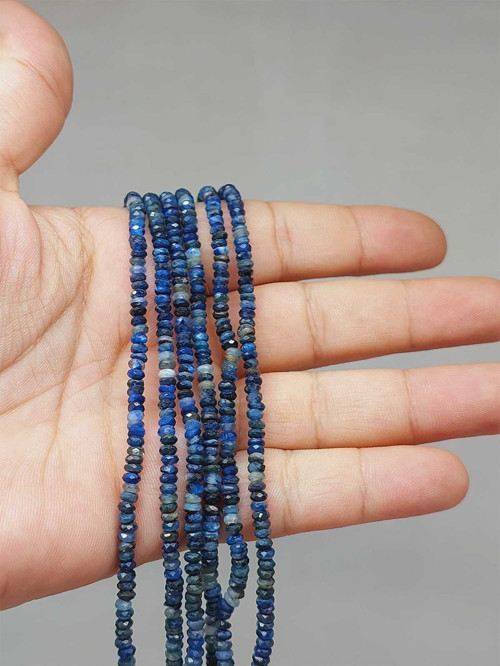Bileklik Boy Kyanit Taşı Dizi 1.5*3mm (51182) Yarım Dizi (17CM UZUNLUĞUNDADIR)