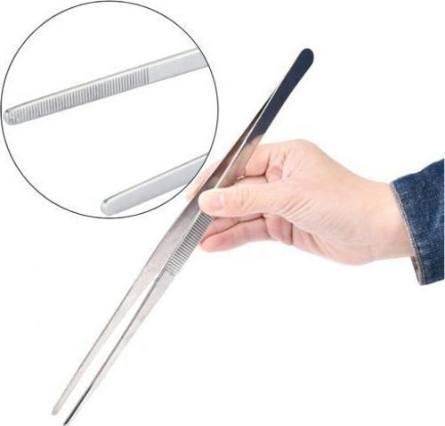 CLZ174 Sülük Tutma Cımbızı Dar Ağızlı 30 cm - Hacamat Cımbızı