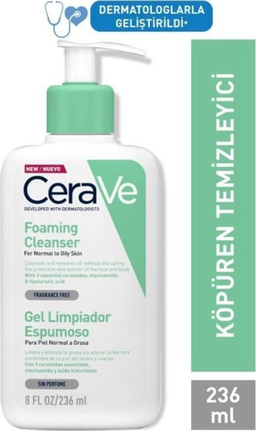 Köpüren Temizleyici Normal/Yağlı Cilt 236 Ml