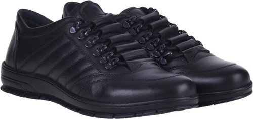 M197 Siyah %100 Deri Erkek Sneakers Spor Ayakkabı