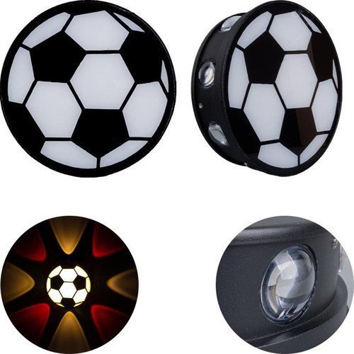 PM-24456 GÜN IŞIĞI - KIRMIZI FUTBOL TOPU DEKORATİF LED DUVAR APLİK