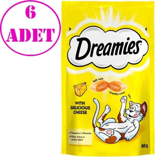 Dreamies Peynirli Kedi Ödülü 60 Gr 6 Ad