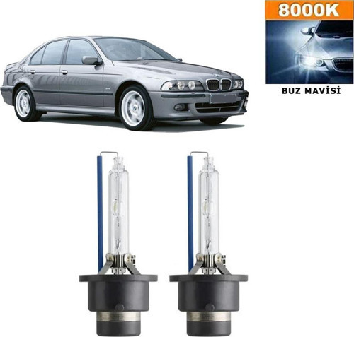 BMW 5 Serisi E39 1996-2003 D2S / D2R 8000K Buz Mavisi HID Xenon Ampul 2 Adet