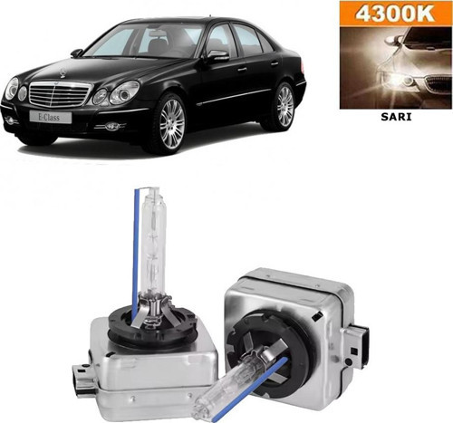 Mercedes E Serisi W211 2001-2009 Xenon D1S / D1R 4300K Sarı HID Xenon Ampul 2 Adet