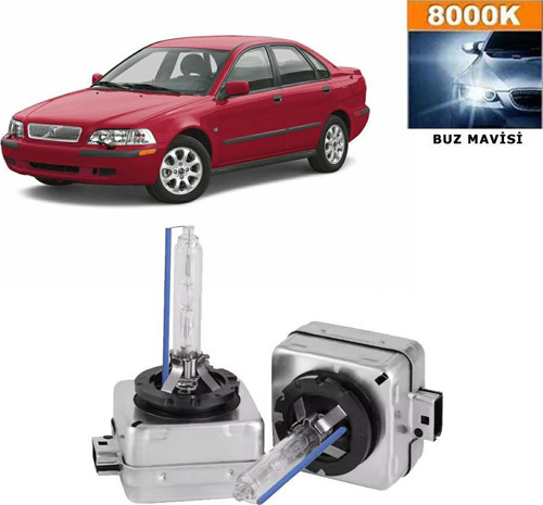 Volvo S40 2008-2011 D1S / D1R 8000K Buz Mavisi HID Xenon Ampul 2 Adet