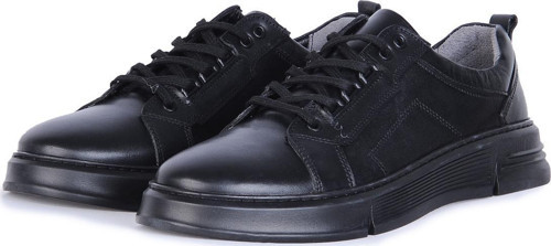 Mp 242-4565Mr Siyah %100 Deri Günlük Erkek Casual Ayakkabı