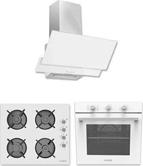 Ecoplus Beyaz 3'lü Ankastre Set Turbo Fanlı