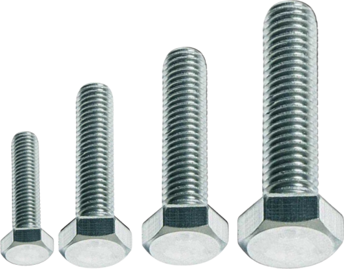 DIN933 M6*45 Mm Galv. Kaplamalı Cıvata 200 Adet