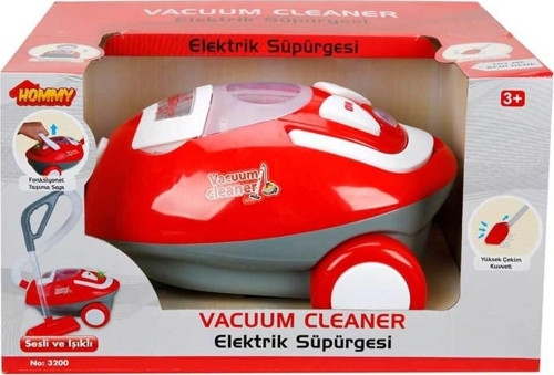 Hommy Sesli ve Işıklı Elektrik Süpürgesi Büyük