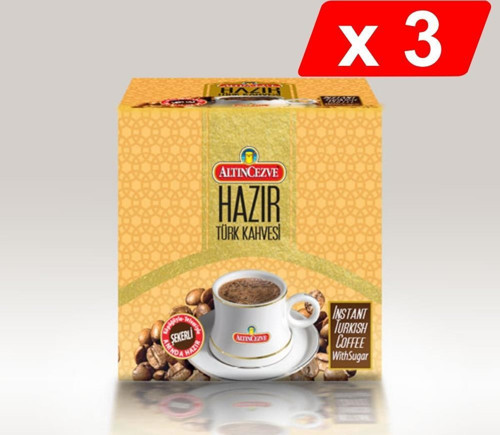Hazır Türk Kahvesi Şekerli (20 Adet x 11 Gr) x 3 Paket