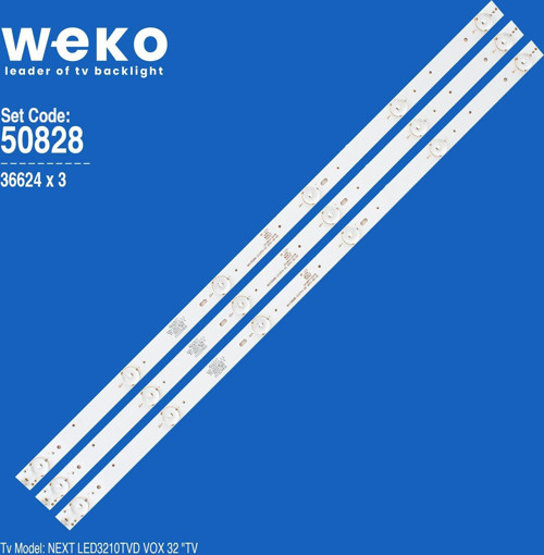 WKSET-5828 36624X3 MX315D06-ZC21FG--02 303MX315036 3 ADET LED BAR