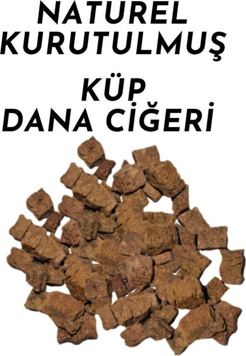 Naturel Köpek Ödülü Kurutulmuş Dana Küp Ciğeri 150 Gr