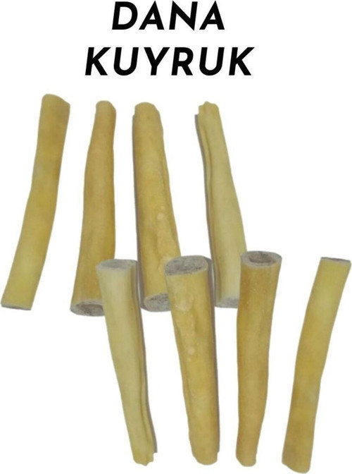 Naturel Kurutulmuş Dana Kuyruk 100 Gr - Uzun Süre Oyalayıcı Doğal Kemik