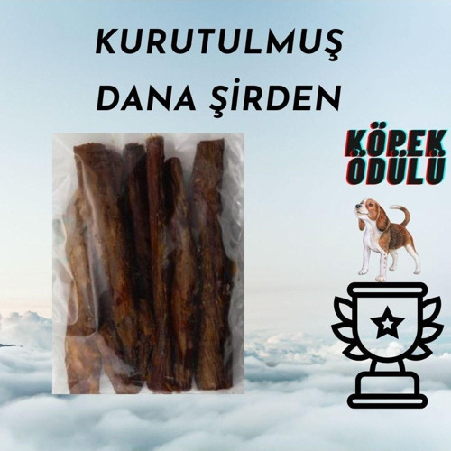 Naturel Köpek Ödülü Kurutulmuş Dana Şirden 150 Gr