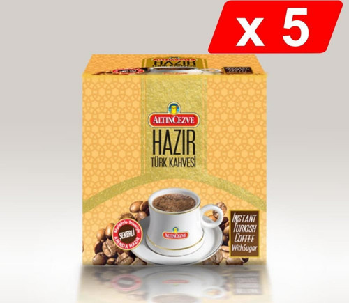 Hazır Türk Kahvesi Şekerli (20 Adet x 11 Gr) x 5 Paket