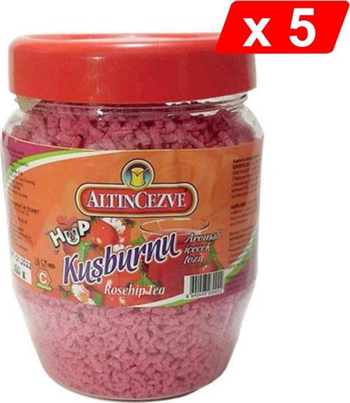 Granül Kuşburnu Aromalı Içecek Tozu 300 gr - 5Lİ PAKET