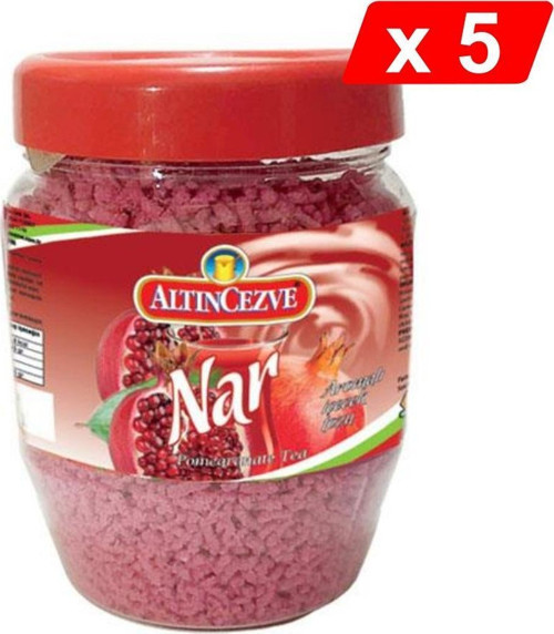 Granül Nar Aromalı İçecek Tozu 300 gr - 5Lİ PAKET