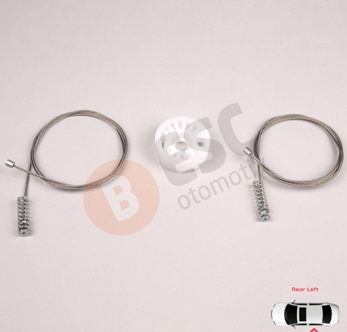 Audi A4 S4 B6 B7 2002-2009 2-Kapı CC Cabrio 8H0839397 İçin Elektrikli Arka Sol Cam Kriko Tamir Seti