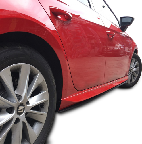 Seat Leon Mk3 Yan Marşpiyel Lipi Plastik Parlak Siyah 2013-