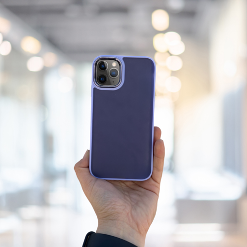 İphone 11 Pro Max Arkasi Buzlu Şeffaf Hassas Düğme Kamera Çikintili Sert Mat Perfect Li̇la