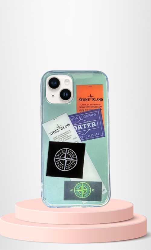 İphone 13 Uyumlu Baskili Renkli̇ Transparan Kilif Ti̇er Cover Turkuaz