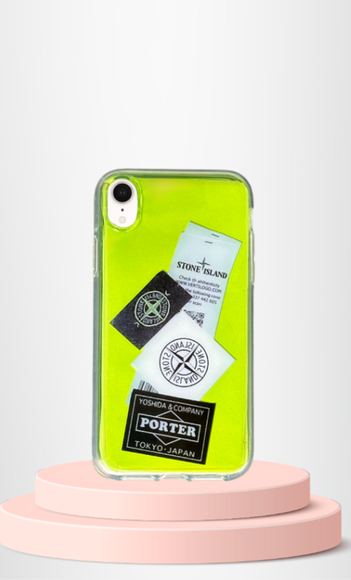 İphone Xr Uyumlu Baskili Renkli̇ Transparan Kilif Ti̇er Cover Yeşi̇l
