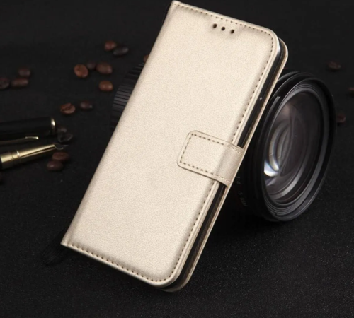 Samsung A05 Kartlikli Cüzdan Kilif (Deluxe Wallet Case) Gold