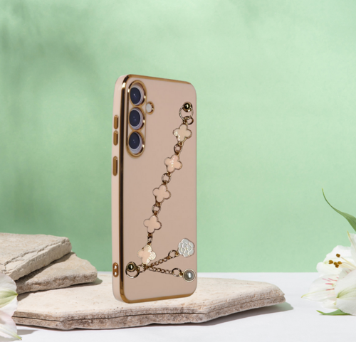 Samsung A05 S Elçek Şanzeli̇ze Kilif Rose Gold
